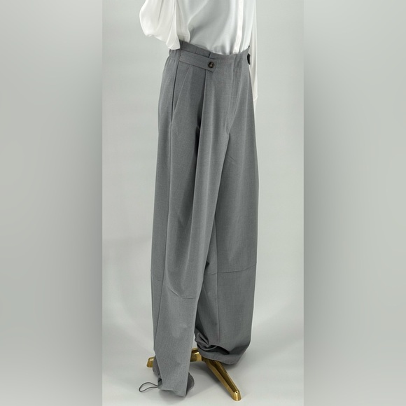 🆕 RAT & BOA 🧿 NWT Simona Pleated Trouser, Adjustable Drawstring, Grey - Sz XL - Picture 7 of 17